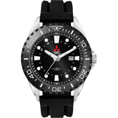 Watch, Metal with Silicone Strap (W5107SBK-PU_PREMIER)